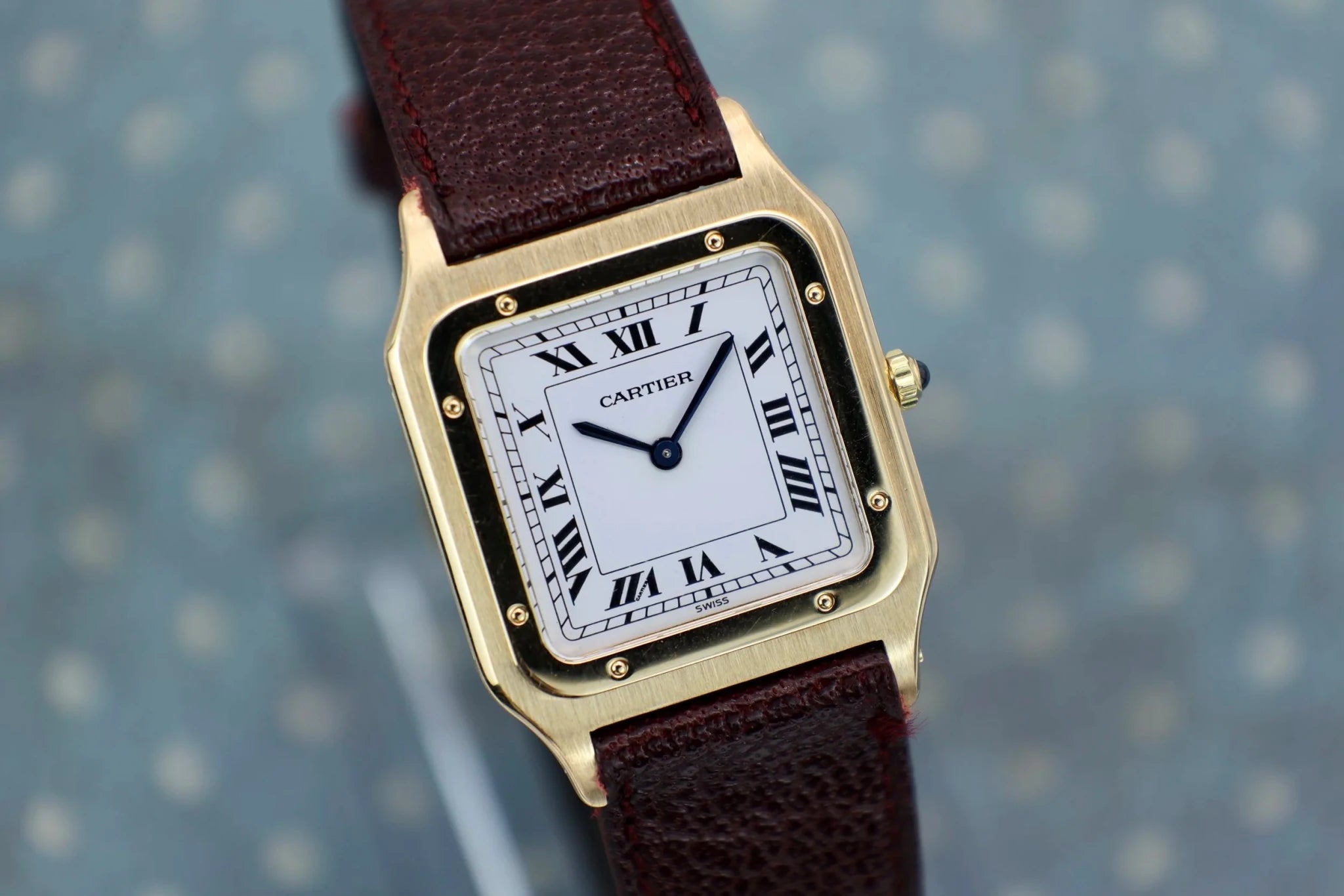 Cartier Santos Dumont 18K Yellow Gold | Service Papers - Sierra Time Co
