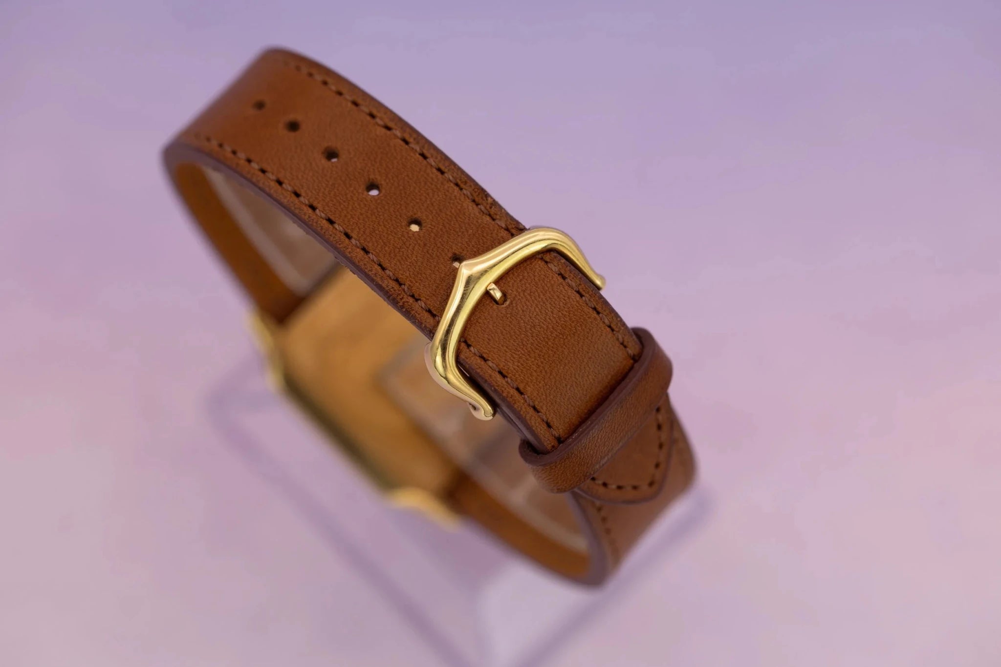 Cartier Santos Ref. 821054 | 18K Yellow Gold | Extra Thin Case | Flinque Dial - Sierra Time Co
