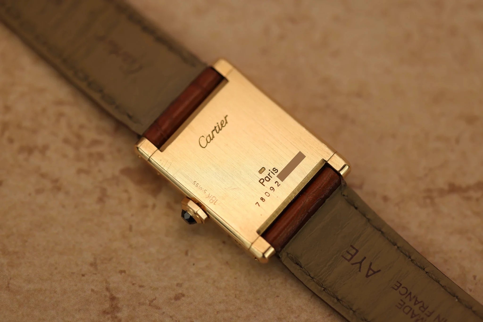 Cartier Tank Normale Ref. 78092 | 18K Yellow Gold - Sierra Time Co