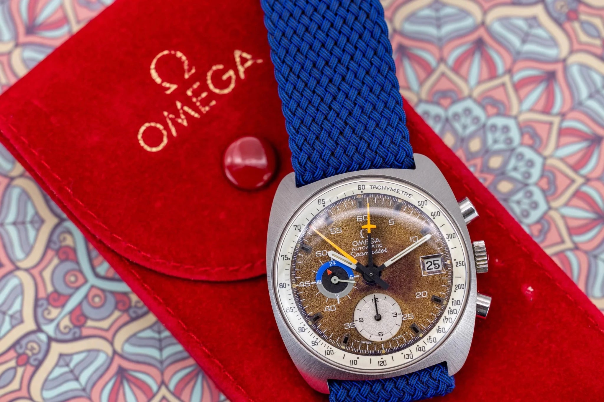 Omega Seamaster Ref. 176.007 | Tropical Blue Dial - Sierra Time Co