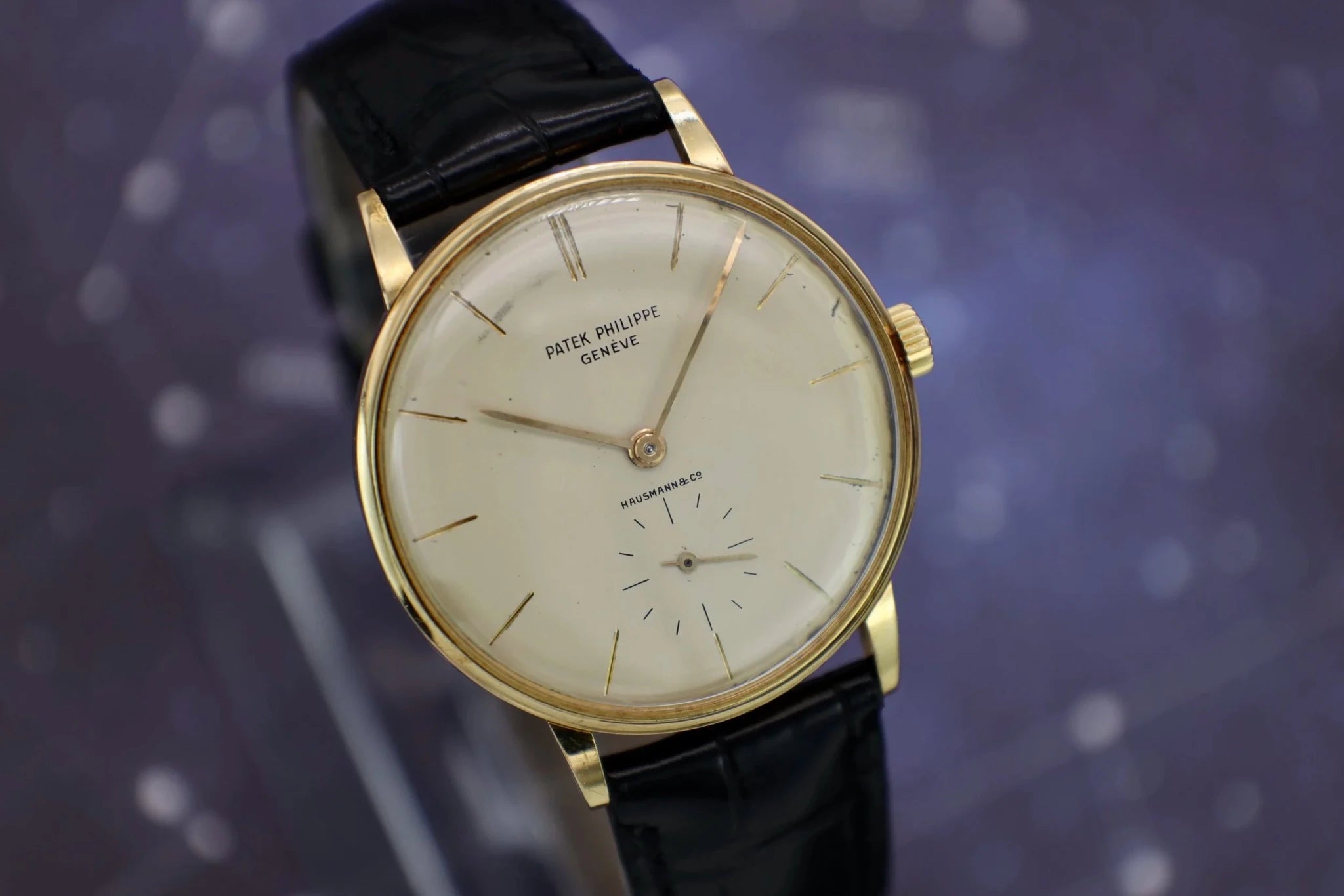 Patek Philippe 18K YG Calatrava Ref. 3410 | Hausmann & Co. Dial - Sierra Time Co