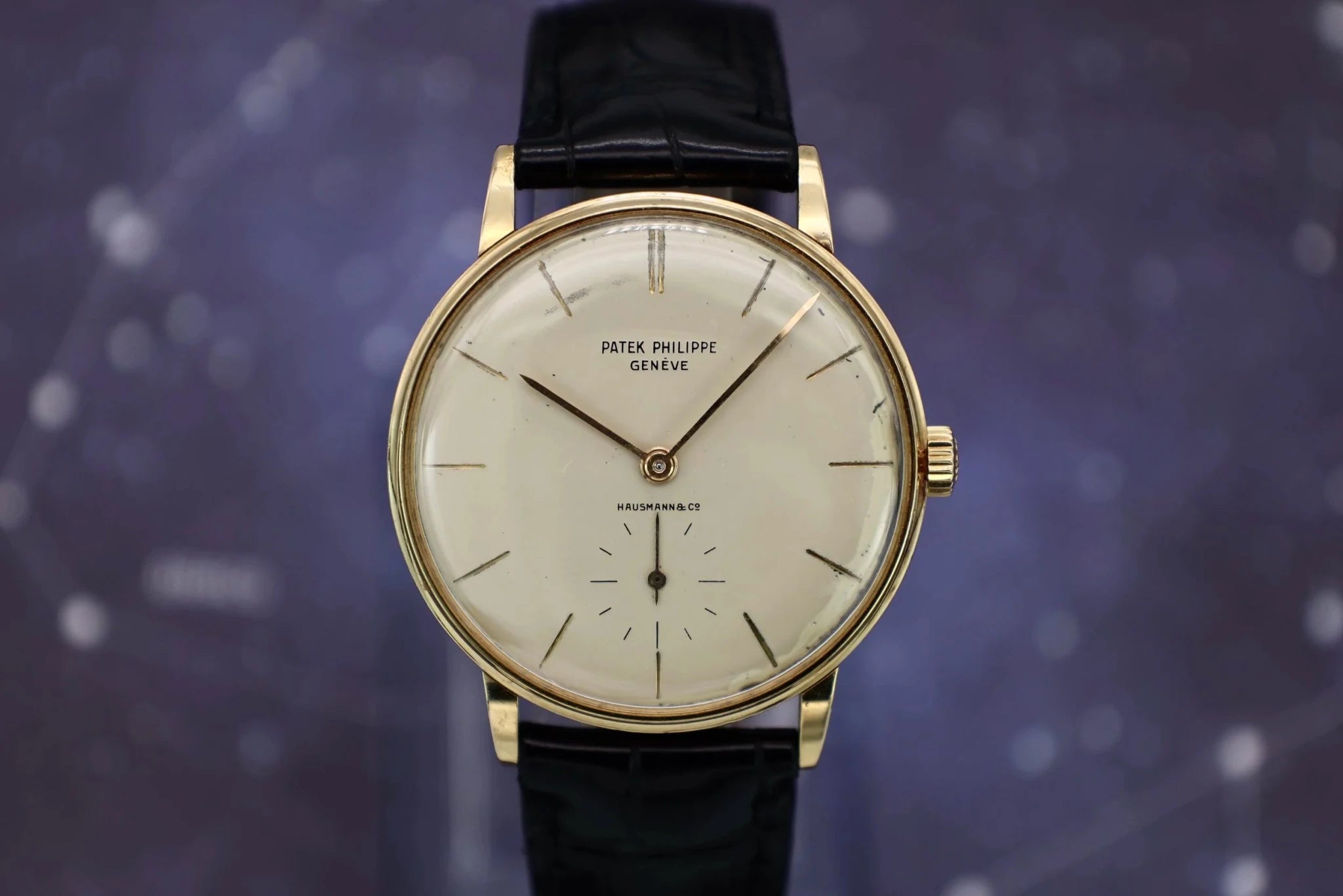 Patek Philippe 18K YG Calatrava Ref. 3410 | Hausmann & Co. Dial - Sierra Time Co