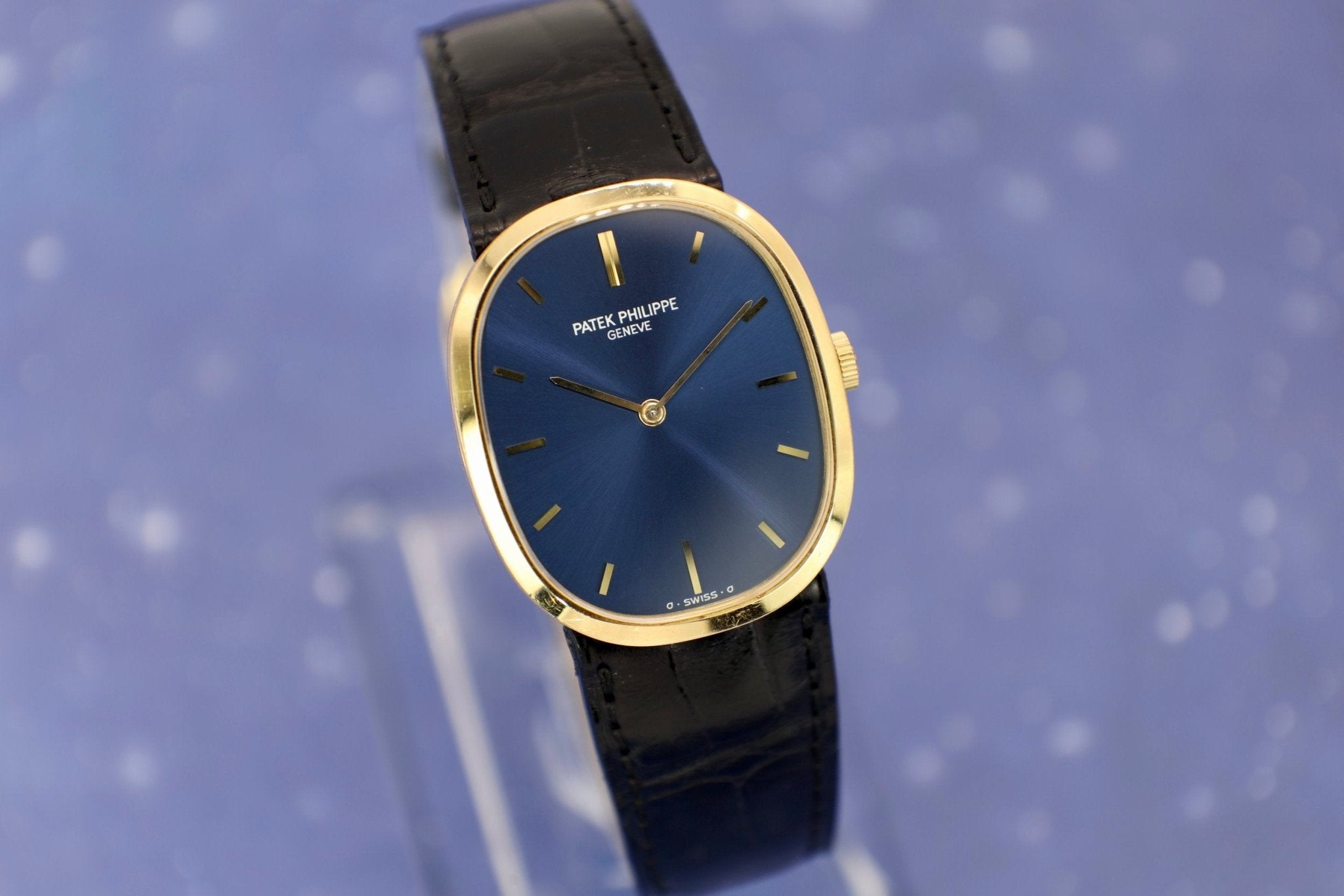 Patek Philippe Ellipse Ref. 3548 | 18K YG | Blue Dial - Sierra Time Co
