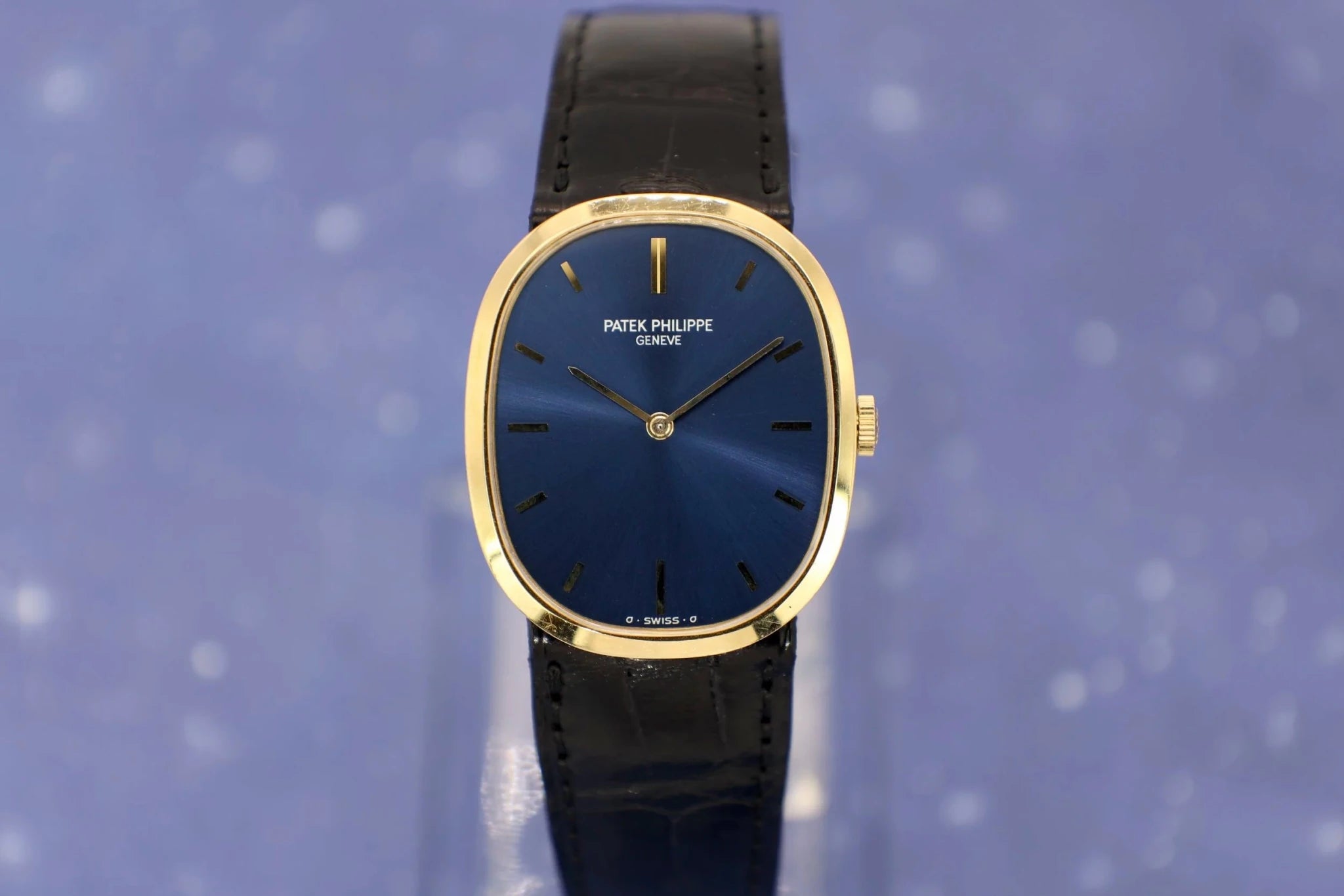 Patek Philippe Ellipse Ref. 3548 | 18K YG | Blue Dial - Sierra Time Co