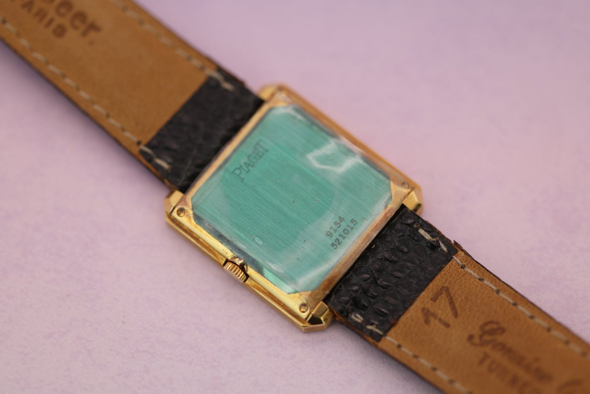 Piaget Protocole Ref. 9154 | 18K Yellow Gold | Lapis Lazuli Stone Dial - Sierra Time Co