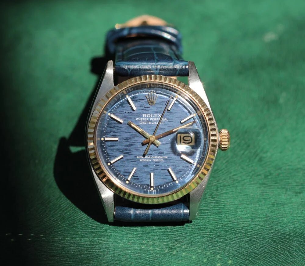 Rolex Datejust Ref. 1972 Rolex Datejust Ref. 1601 Circa Blue Mosaic Dial - Sierra Time Co