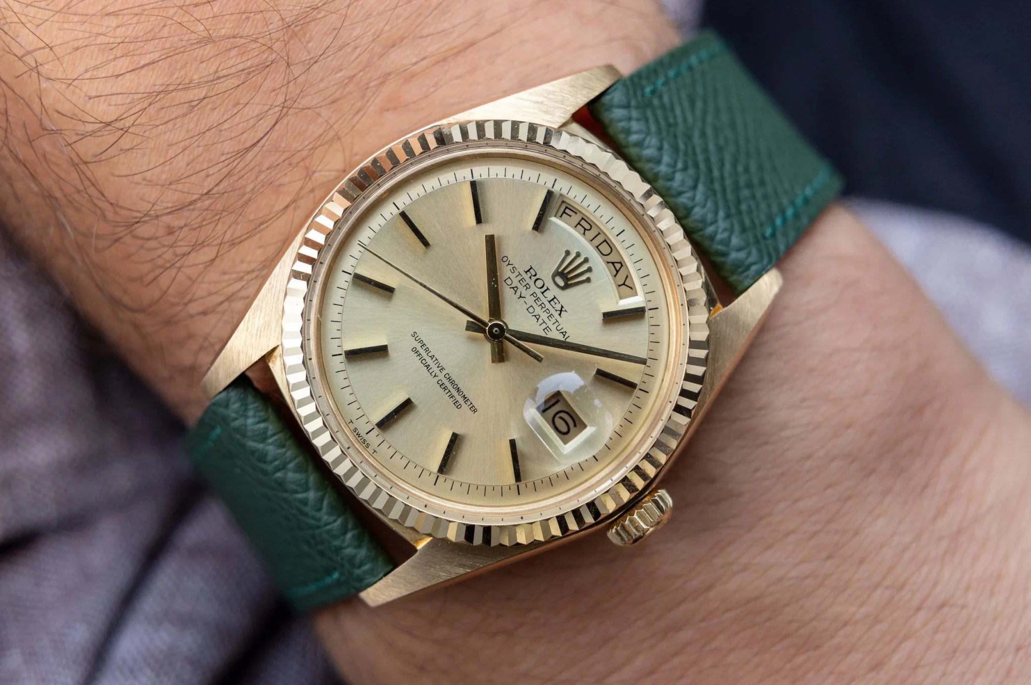 Rolex Day-Date Ref. 1803 | Champagne Non-Lume Dial - Sierra Time Co