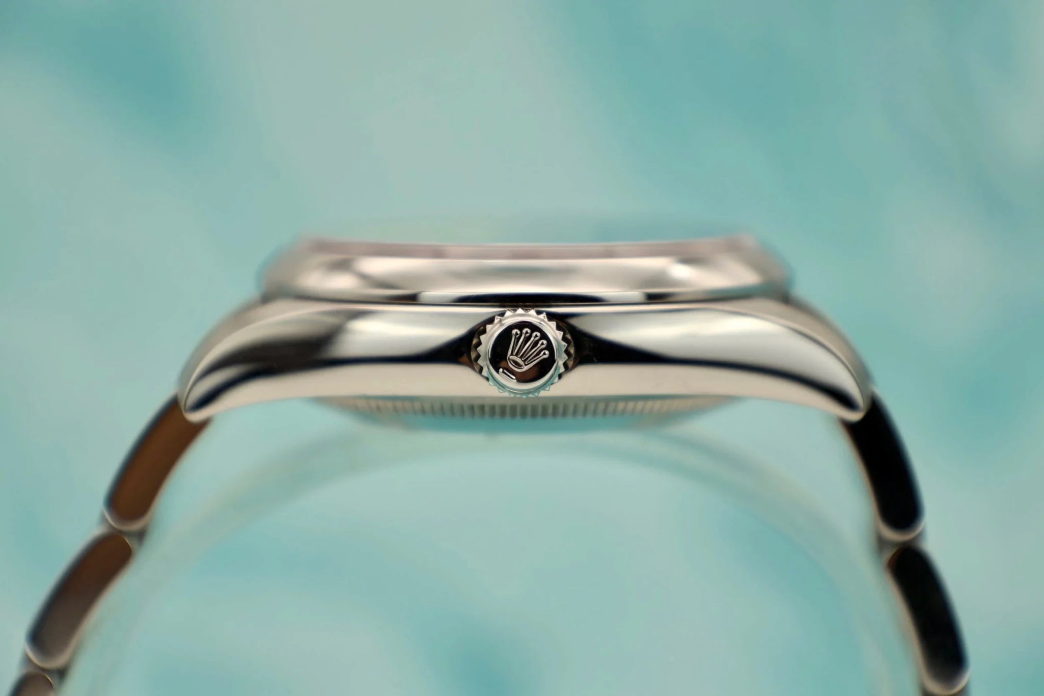 Rolex Oyster Perpetual Ref. 114200 | Blue 3-6-9 Dial - Sierra Time Co