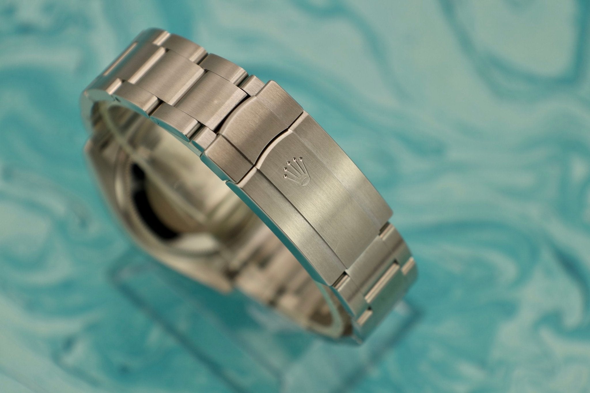 Rolex Oyster Perpetual Ref. 114200 | Blue 3-6-9 Dial - Sierra Time Co