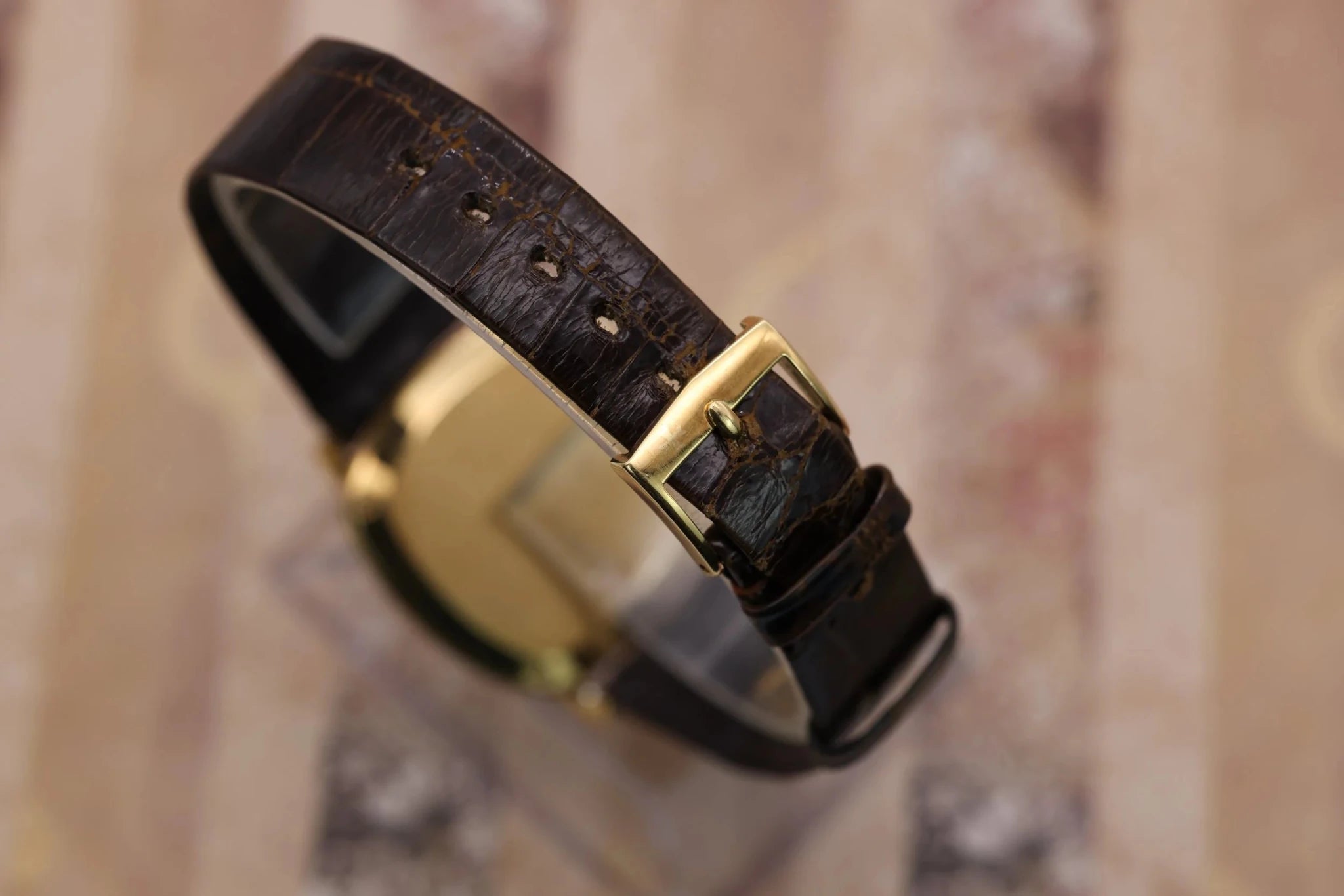 Vacheron Constantin Tank 18K YG Ref. 33024 | Tiger Eye Stone Dial | Box and Papers | 2025 Service - Sierra Time Co
